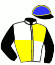 casaque portée par Kihlstrom Orj. jockey du cheval de course HONEY MEARAS, information pmu ZETURF