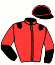 casaque portée par Bonne D. jockey du cheval de course KOUBA D'OURVILLE, information pmu ZETURF