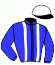 casaque portée par Gelormini G. jockey du cheval de course CANADIAN KRONOS, information pmu ZETURF