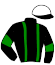 casaque portée par Rochard B. jockey du cheval de course CASH TOP, information pmu ZETURF