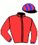 casaque portée par Bazire N. jockey du cheval de course HULKEN SISU, information pmu ZETURF