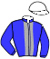 casaque portée par Abrivard A. jockey du cheval de course DANUBIO, information pmu ZETURF