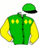 casaque portée par Nivard F. jockey du cheval de course BOMBER DI NO, information pmu ZETURF