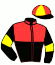 casaque portée par Barrier A. jockey du cheval de course ILFUEGO, information pmu ZETURF casaque portée par Barrier A. jockey du cheval de course ILFUEGO, information pmu ZETURF