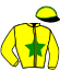 casaque portée par Garandeau A. jockey du cheval de course GRAVALETA, information pmu ZETURF