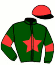 casaque portée par Raffin E. jockey du cheval de course GALIANO DU BOCAGE, information pmu ZETURF