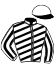 casaque portée par Desmigneux F. jockey du cheval de course JUST IN CADENCE, information pmu ZETURF