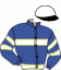casaque portée par Collette A. jockey du cheval de course GOLD EAGLE, information pmu ZETURF