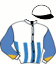 casaque portée par Mottier M. jockey du cheval de course EEVA'S HOPE, information pmu ZETURF