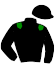 casaque portée par Lamy A. jockey du cheval de course JELYSON, information pmu ZETURF