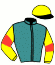 casaque portée par Thomain D. jockey du cheval de course INDY ROCK, information pmu ZETURF casaque portée par Thomain D. jockey du cheval de course INDY ROCK, information pmu ZETURF