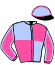 casaque portée par Souloy Mlle E. jockey du cheval de course HOLDEM POKER, information pmu ZETURF