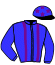 casaque portée par Nivard F. jockey du cheval de course IALLA IALLA, information pmu ZETURF