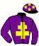 casaque portée par Pou Pou G. A. jockey du cheval de course IN RACE LORRAINE, information pmu ZETURF