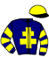 casaque portée par Frecelle Cl. jockey du cheval de course LOBBING DE BLARY, information pmu ZETURF casaque portée par Frecelle Cl. jockey du cheval de course LOBBING DE BLARY, information pmu ZETURF