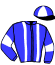 casaque portée par Guzzinati A. jockey du cheval de course ESTEREL GI, information pmu ZETURF casaque portée par Guzzinati A. jockey du cheval de course ESTEREL GI, information pmu ZETURF