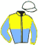 casaque portée par Abrivard M. jockey du cheval de course CINDERELLA JET, information pmu ZETURF casaque portée par Abrivard M. jockey du cheval de course CINDERELLA JET, information pmu ZETURF