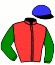 casaque portée par Barthelemy Mlle A. jockey du cheval de course JILLY PEARL, information pmu ZETURF