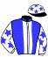 casaque portée par Mottier M. jockey du cheval de course GENIE DES LUCAS, information pmu ZETURF casaque portée par Mottier M. jockey du cheval de course GENIE DES LUCAS, information pmu ZETURF