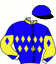 casaque portée par Thomain D. jockey du cheval de course BILO JEPSON, information pmu ZETURF casaque portée par Thomain D. jockey du cheval de course BILO JEPSON, information pmu ZETURF