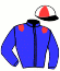 casaque portée par Gocciadoro A. jockey du cheval de course ZORRO WIND, information pmu ZETURF