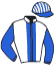 casaque portée par Vercruysse P. jockey du cheval de course KITA DE REVE, information pmu ZETURF