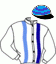 casaque portée par Ouvrie F. jockey du cheval de course DOLLY EFFE, information pmu ZETURF