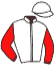 casaque portée par Ouvrie F. jockey du cheval de course DONATUSS, information pmu ZETURF