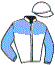 casaque portée par Lagadeuc F. jockey du cheval de course DESTINO D.J., information pmu ZETURF