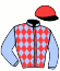 casaque portée par Lamy A. jockey du cheval de course JAVA DAIRPET, information pmu ZETURF casaque portée par Lamy A. jockey du cheval de course JAVA DAIRPET, information pmu ZETURF