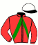 casaque portée par Lenain G. jockey du cheval de course LILIEME FOR CLARA, information pmu ZETURF