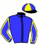 casaque portée par Balu J. jockey du cheval de course LOST, information pmu ZETURF