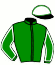 casaque portée par Raffin E. jockey du cheval de course JIBI DU FRUITIER, information pmu ZETURF