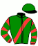 casaque portée par Ploquin Pau. Ph. jockey du cheval de course DAMISELA, information pmu ZETURF