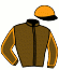 casaque portée par Enault C. jockey du cheval de course KELLOU DES BRUMES, information pmu ZETURF