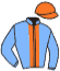 casaque portée par Szczesny L. jockey du cheval de course KID LEA DRIVER, information pmu ZETURF