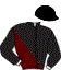 casaque portée par Raffin E. jockey du cheval de course DOLLAR DOC, information pmu ZETURF