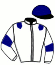 casaque portée par Bonne D. jockey du cheval de course INSTANT D'HAUFOR, information pmu ZETURF