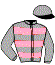 casaque portée par Gocciadoro A. jockey du cheval de course KILLIAM FROMENTRO, information pmu ZETURF