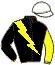 casaque portée par Lebourgeois Y. jockey du cheval de course SAHARA JAEBURN, information pmu ZETURF