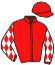 casaque portée par Peltier T. jockey du cheval de course LUTIN DES BORDES, information pmu ZETURF