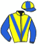 casaque portée par Pejus Lou. jockey du cheval de course ENRIQUE, information pmu ZETURF casaque portée par Pejus Lou. jockey du cheval de course ENRIQUE, information pmu ZETURF