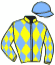 casaque portée par Raffin E. jockey du cheval de course ELOISE GAR, information pmu ZETURF