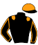 casaque portée par Henry Mlle N. jockey du cheval de course KOKO MARBOULA, information pmu ZETURF