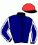 casaque portée par Audebert E. jockey du cheval de course JOSEPHA CHOUP, information pmu ZETURF