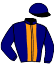 casaque portée par Heslouin Cha. jockey du cheval de course LE VOYOU D'ALMO, information pmu ZETURF