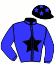 casaque portée par Dromigny T. jockey du cheval de course LADAKH DE KEMP, information pmu ZETURF