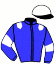 casaque portée par Laurent A. jockey du cheval de course JAVERNE, information pmu ZETURF