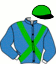 casaque portée par Abrivard M. jockey du cheval de course DIAMOND FRANCIS, information pmu ZETURF