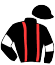 casaque portée par Morro Pons Rom. jockey du cheval de course GOLDISSIME, information pmu ZETURF